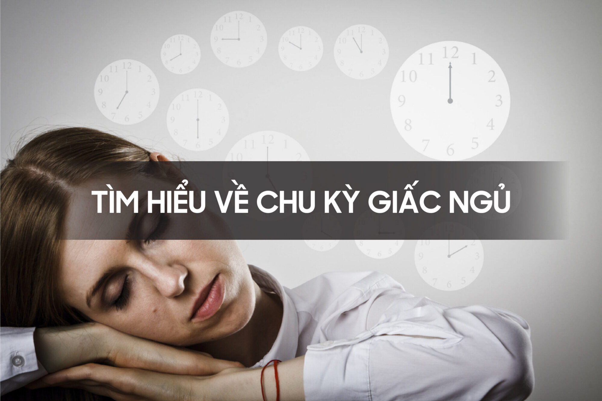Người phụ nữ ngủ ngon trong phòng ngủ