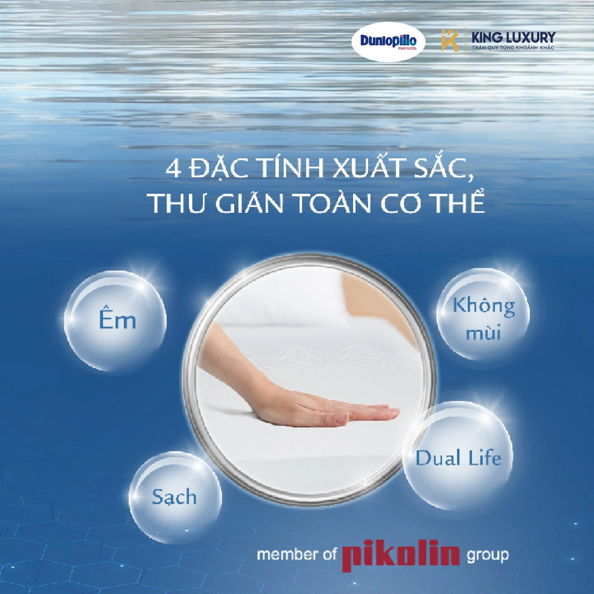 Nệm cao su thiên nhiên sở hữu 4 đặc tính hoàn hảo