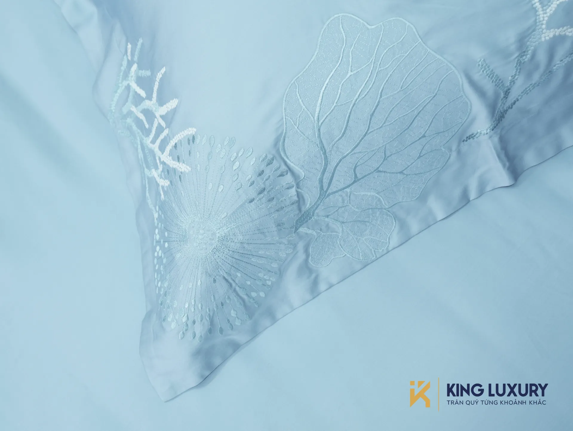 Bộ chăn ga Nature Home Tencel Cotton Ocean Glow - Ảnh 4