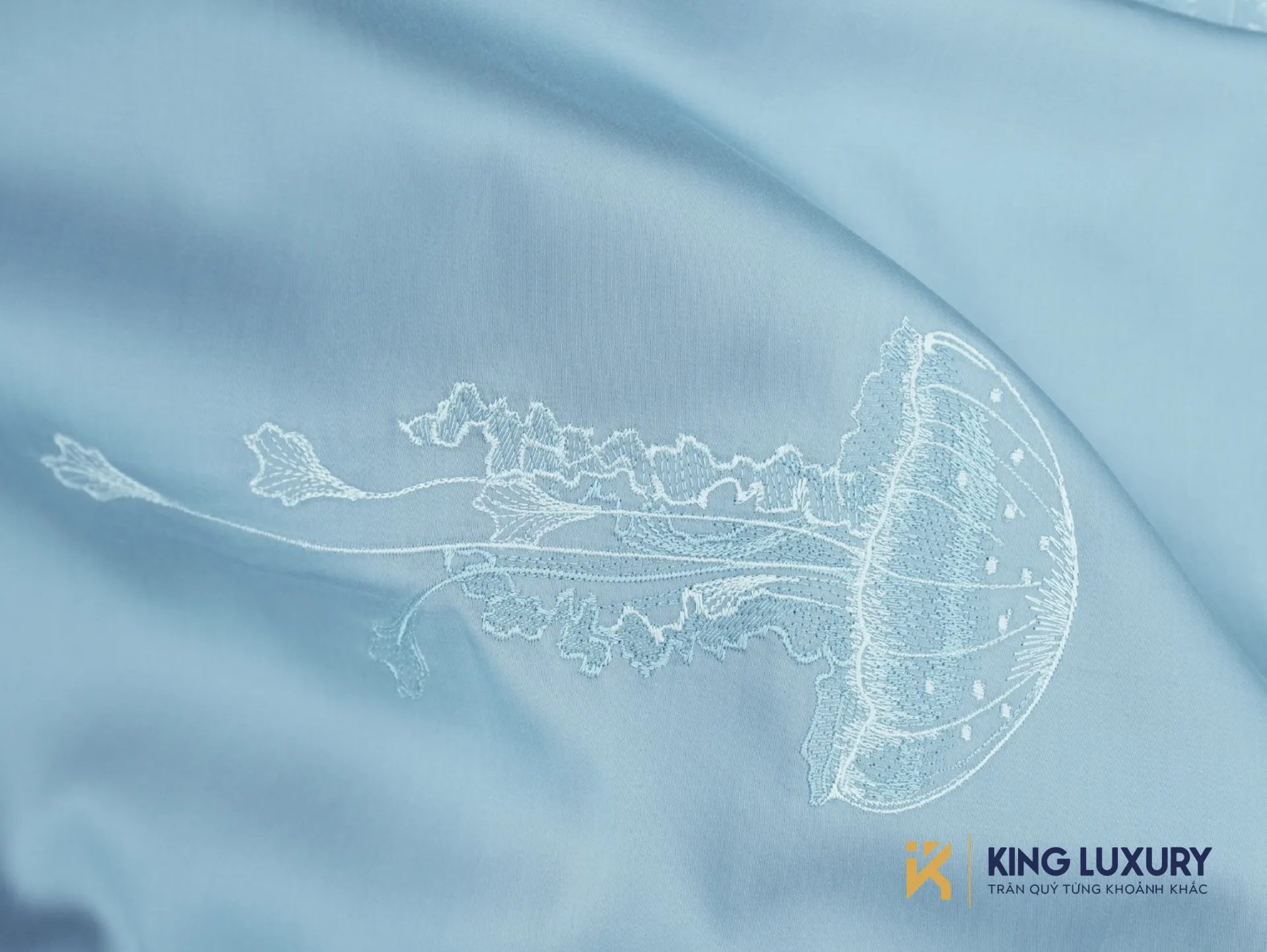 Bộ chăn ga Nature Home Tencel Cotton Ocean Glow - Ảnh 3