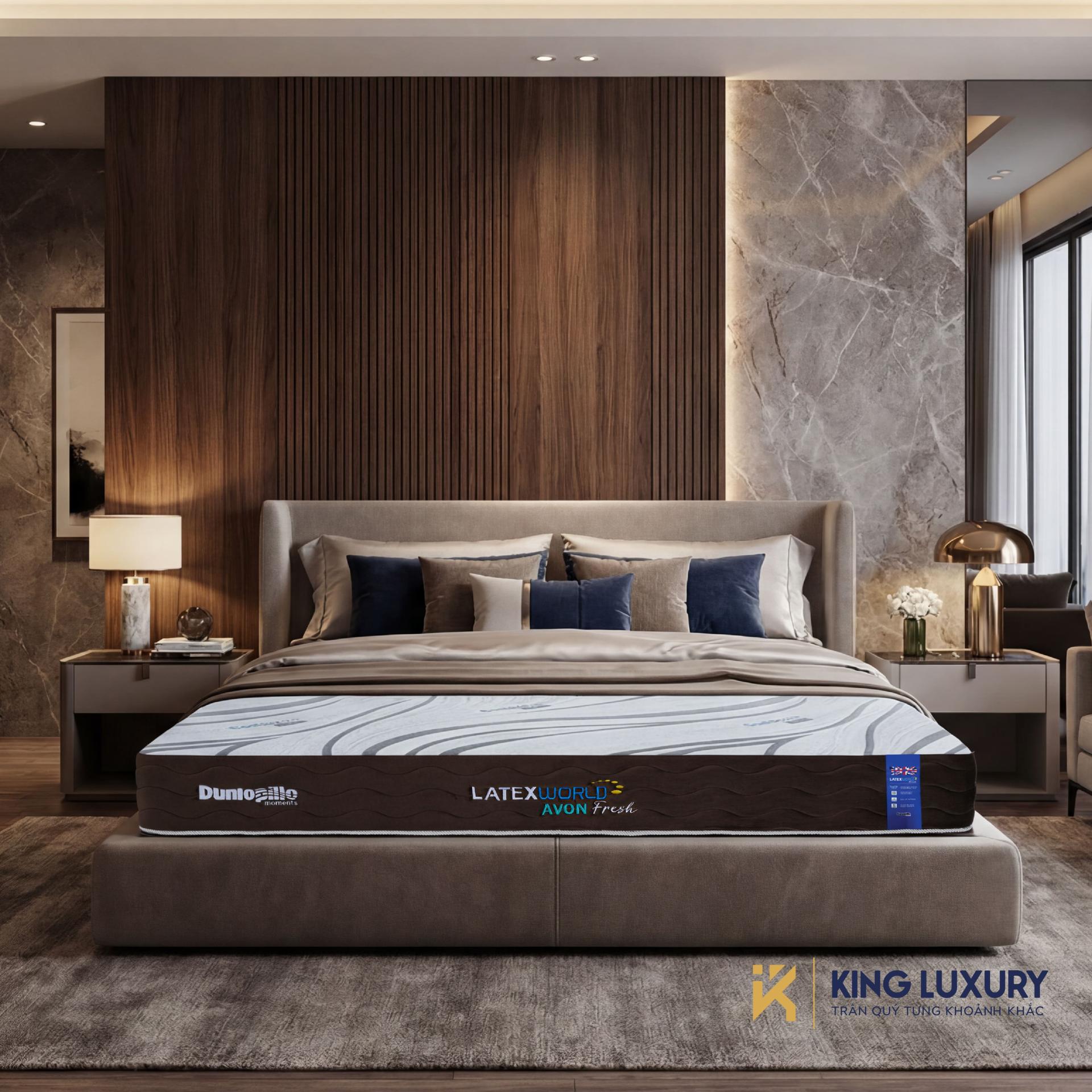 Nệm cao su Latex World Avon Fresh