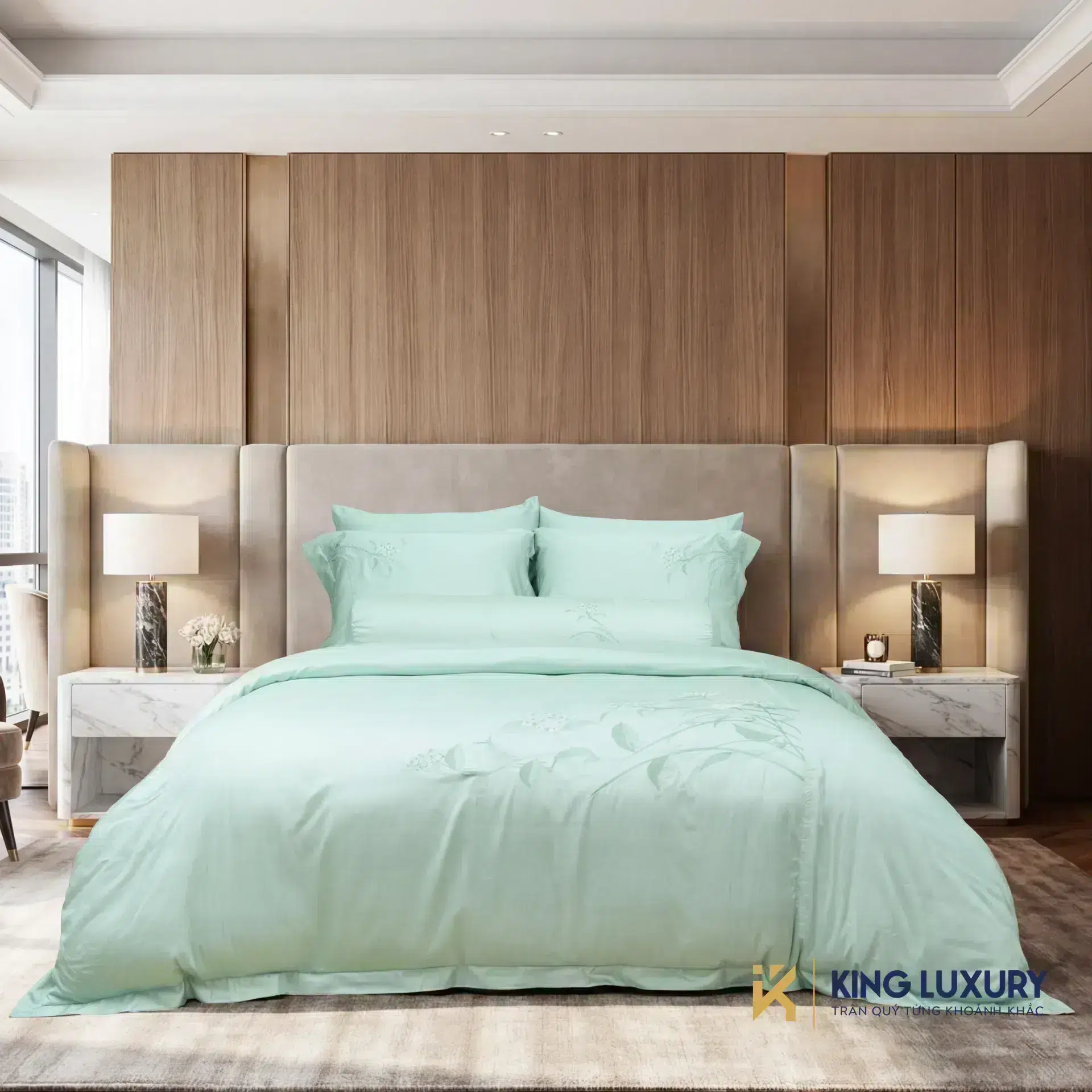 Bộ chăn ga Nature Home Tencel Cotton Fairy Garden