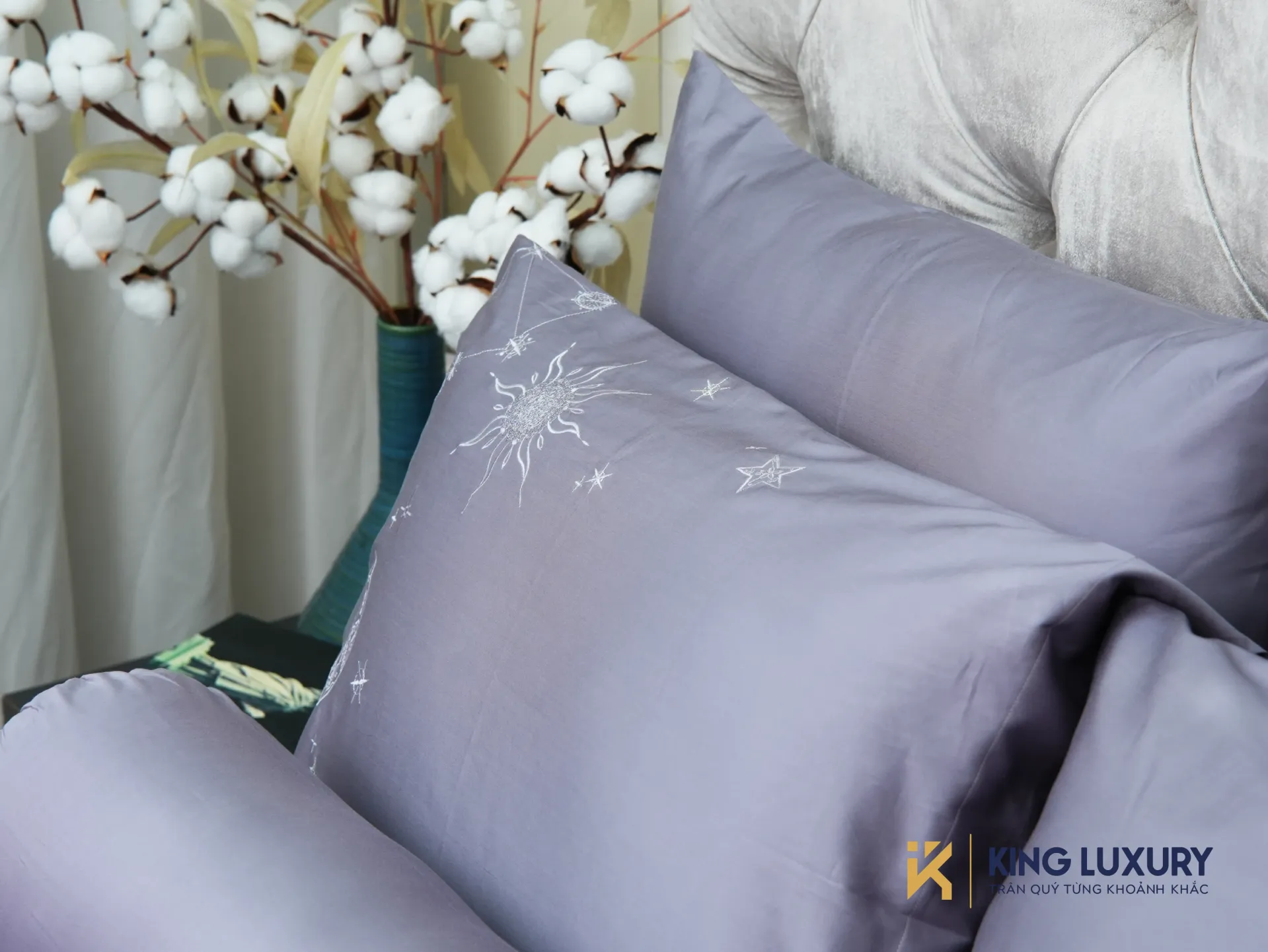 Bộ chăn ga Nature Home Tencel Cotton Nebula - Ảnh 3