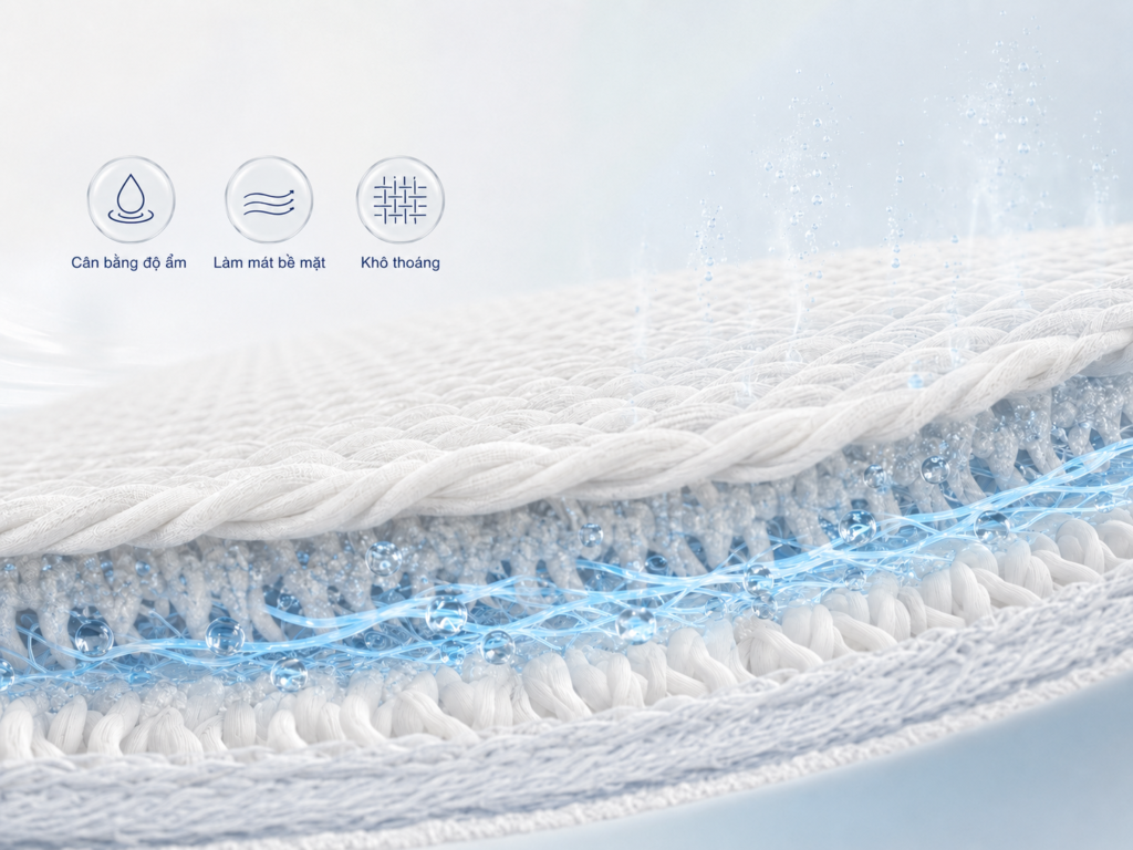 Công nghệ Feran Ice của Dunlopillo