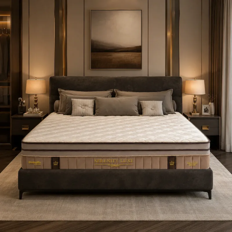 Dunlopillo TWG Serenity Luxe 2.0: độ êm đàn hồi từ cấu trúc cao su