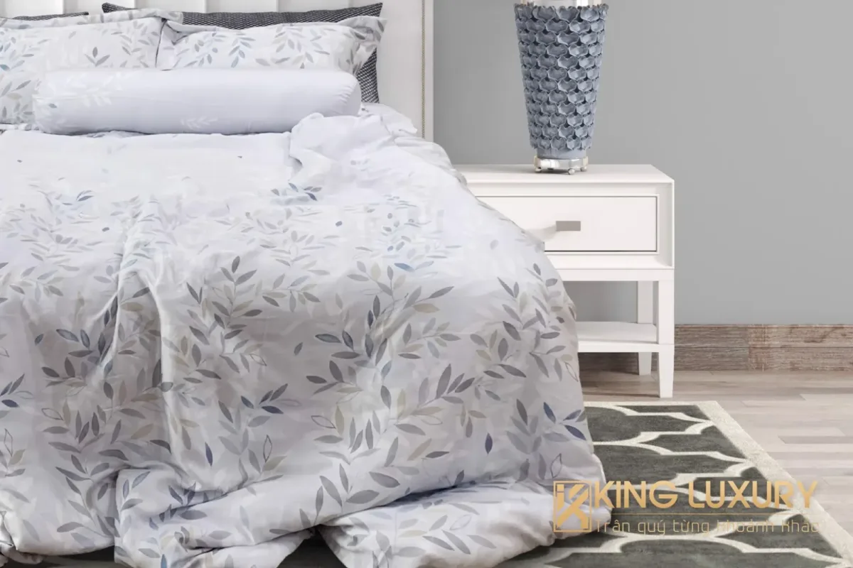 Bộ chăn ga Katakura Tencel Thu Tới Ghi