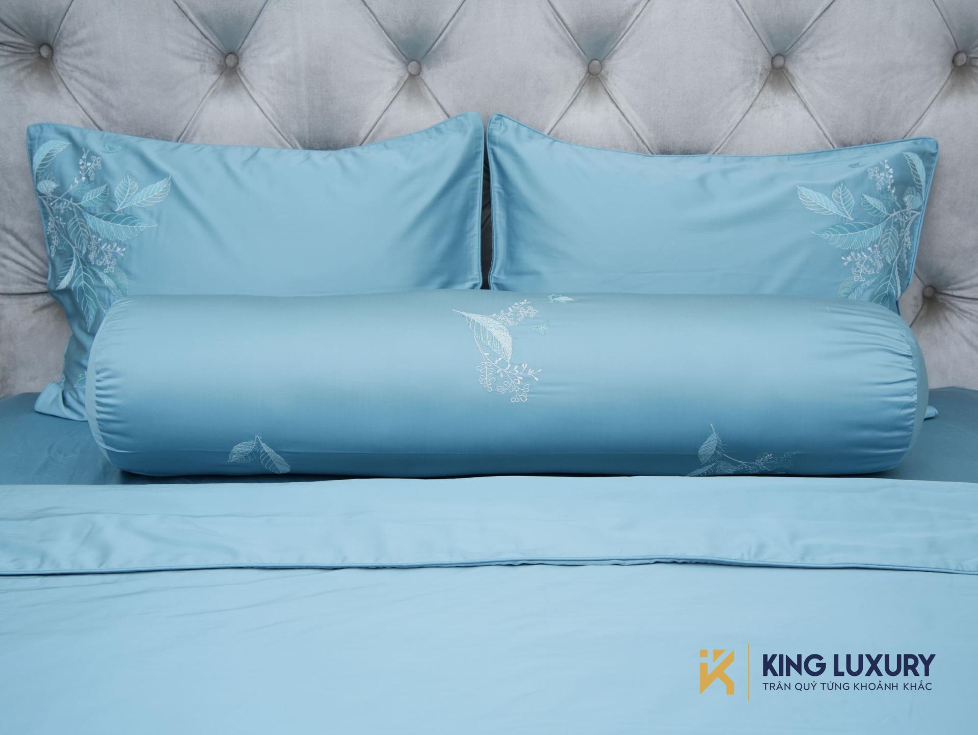 Bộ chăn ga Nature Home Standard Tencel Cotton Mộc Hoa Trắng