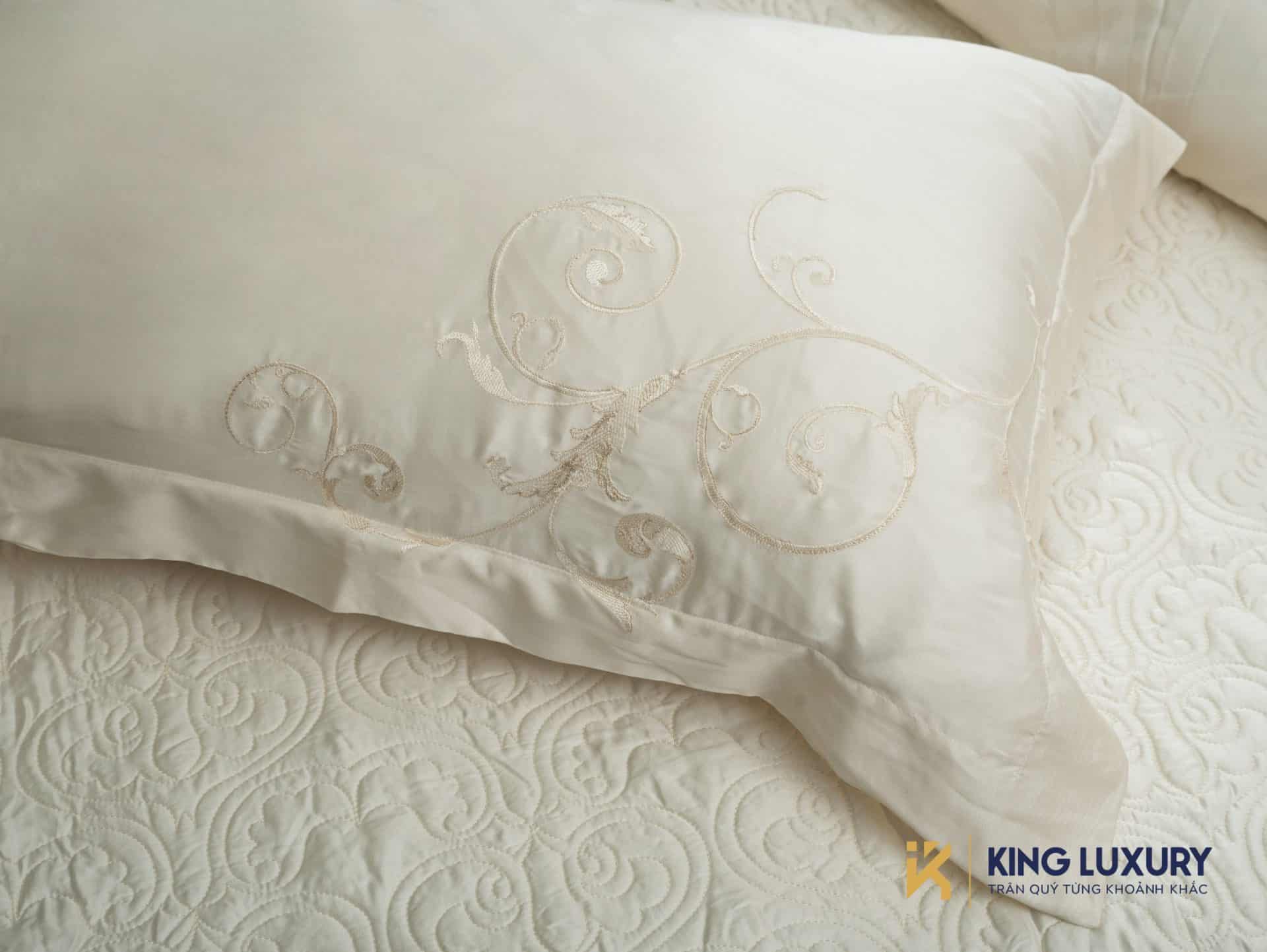 Bộ chăn ga Nature Home Tencel Cotton Khát Vọng Vàng