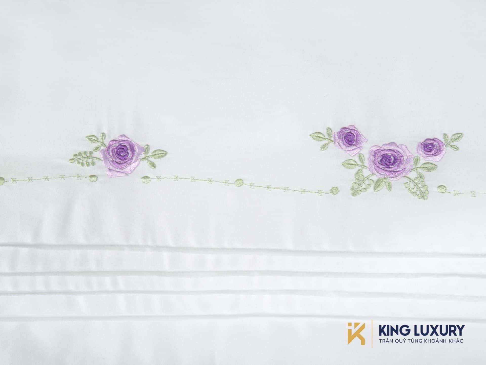 Bộ chăn ga Nature Home Tencel Purple Rose