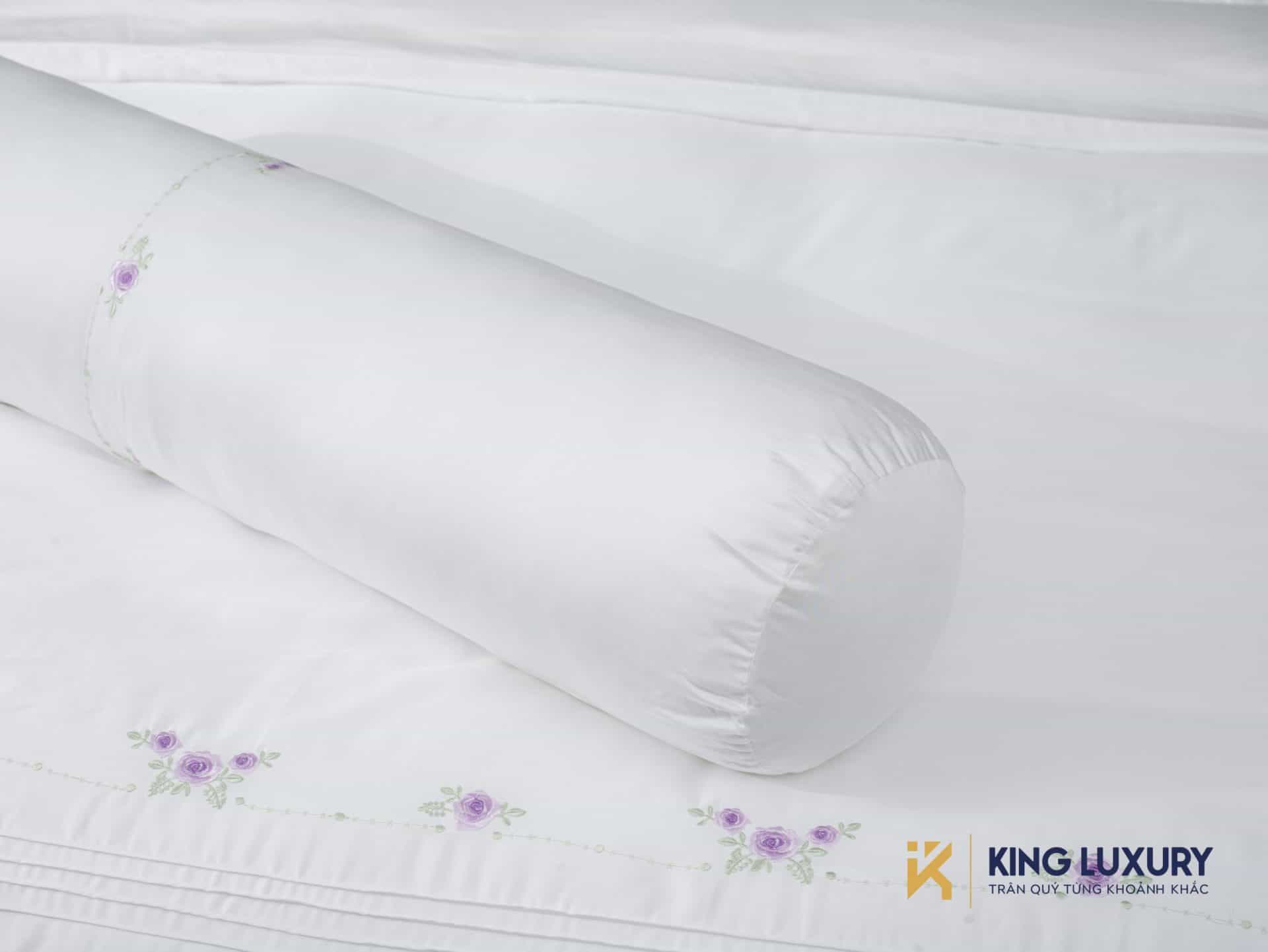 Bộ chăn ga Nature Home Tencel Purple Rose