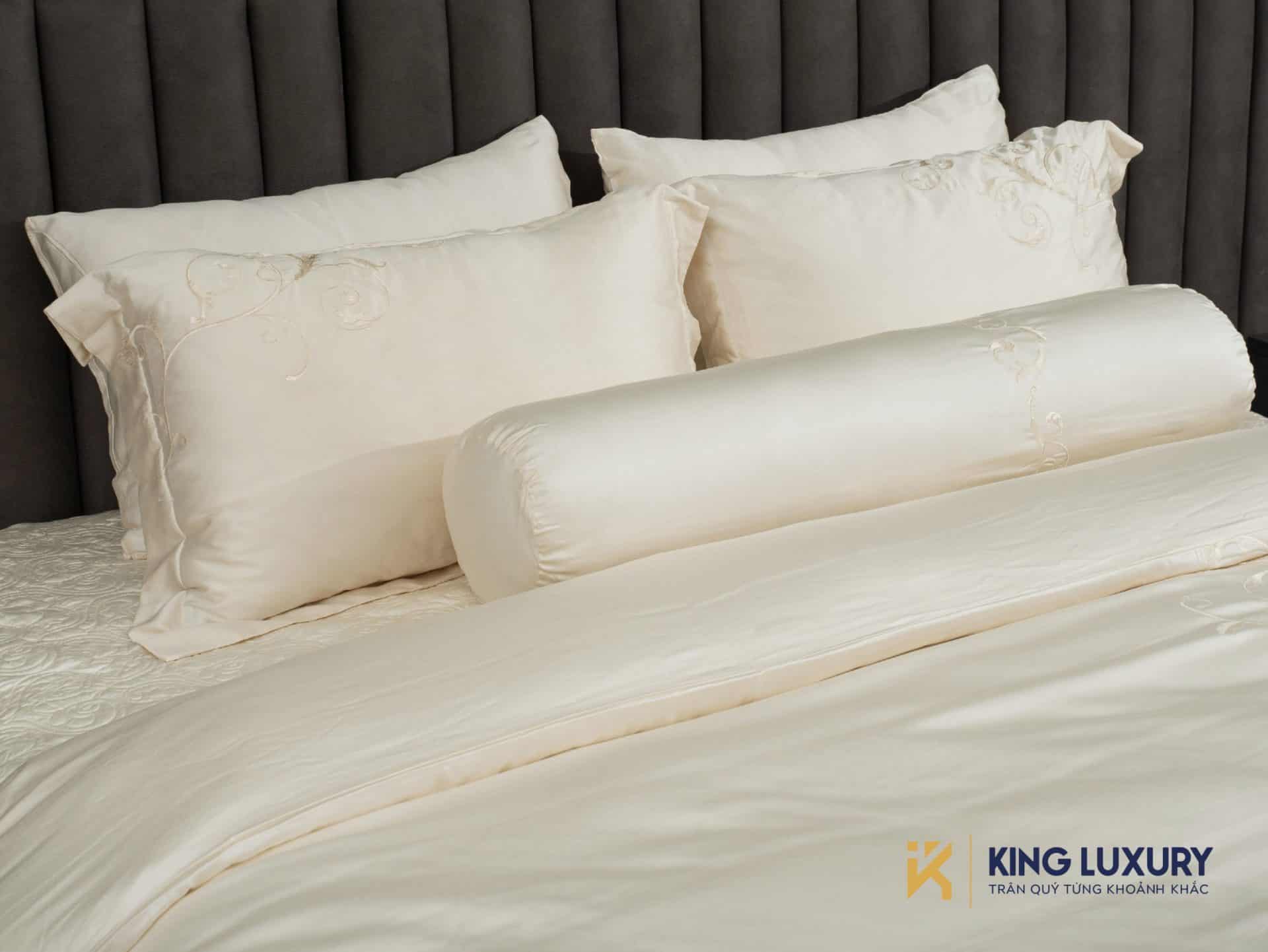 Bộ chăn ga Nature Home Tencel Cotton Khát Vọng Vàng