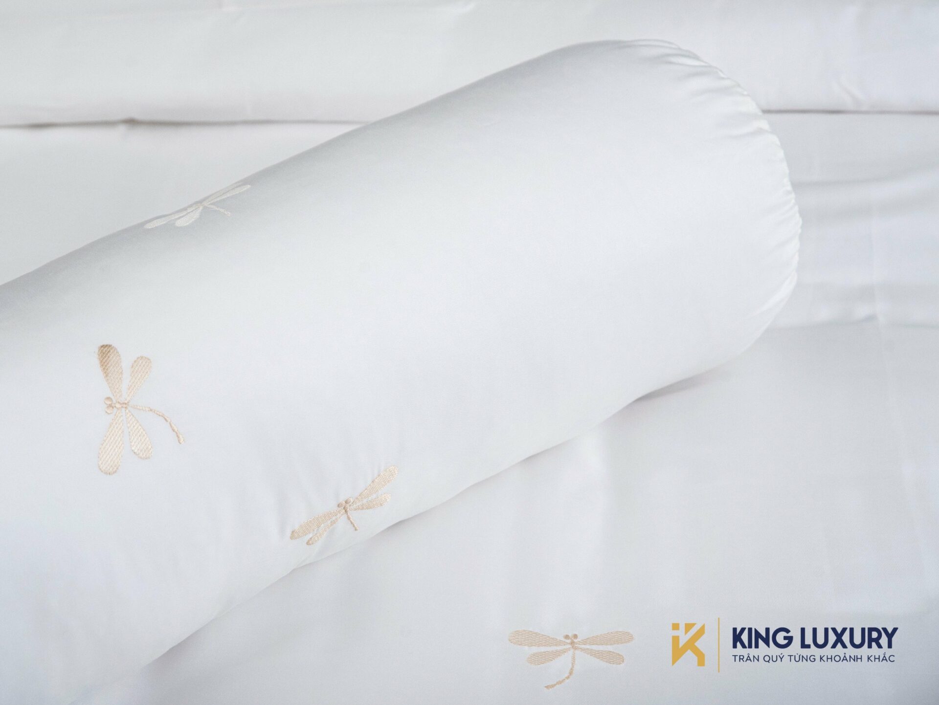 Bộ chăn ga Nature Home Tencel Cotton Chuồn Chuồn Trắng 2023