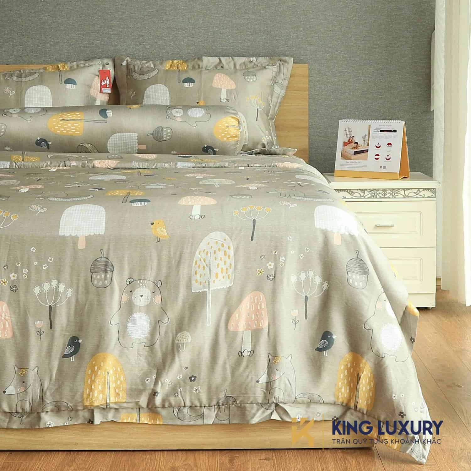 Bộ chăn ga Katakura Tencel GC03