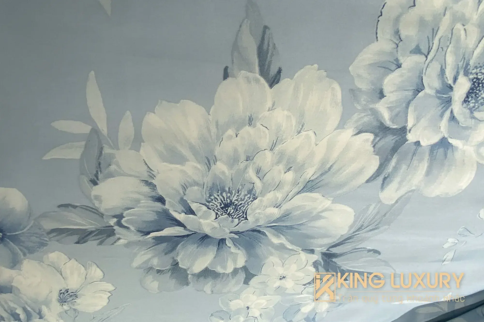 Tencel Pro Mẫu Đơn Xanh