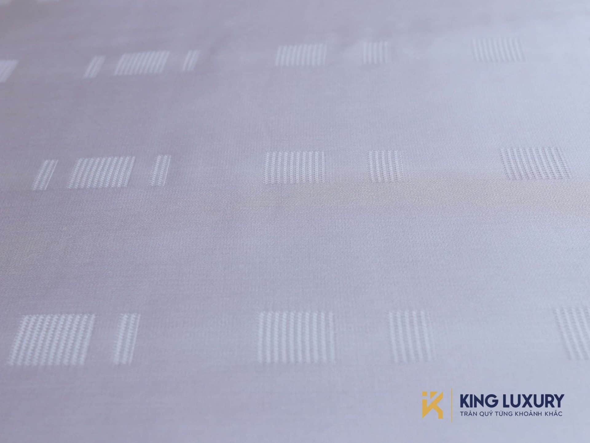 Bộ chăn ga Katakura Tencel Pro Tím Hoa Dệt