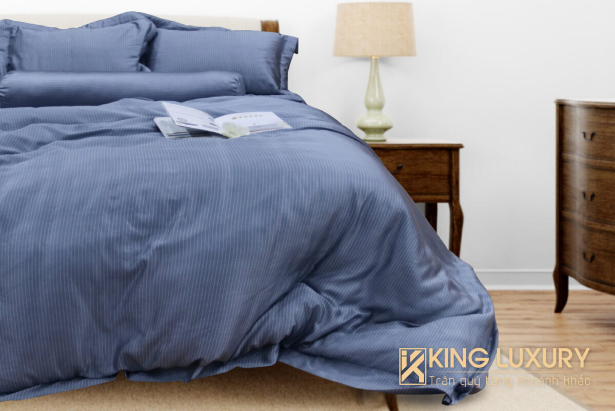 Bộ chăn ga Katakura Tencel Pro Huyền bí Xanh