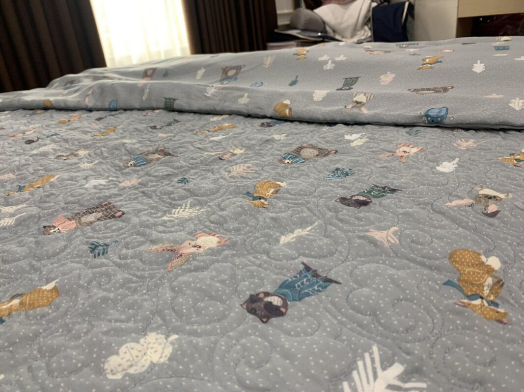 Bộ chăn ga Katakura Tencel Khu Rừng Mùa Đông Xanh