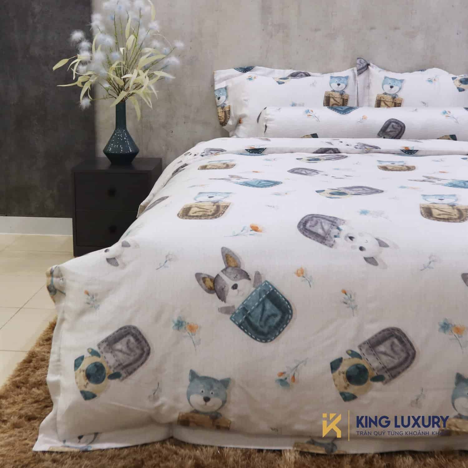 Bộ chăn ga Katakura Tencel GC27