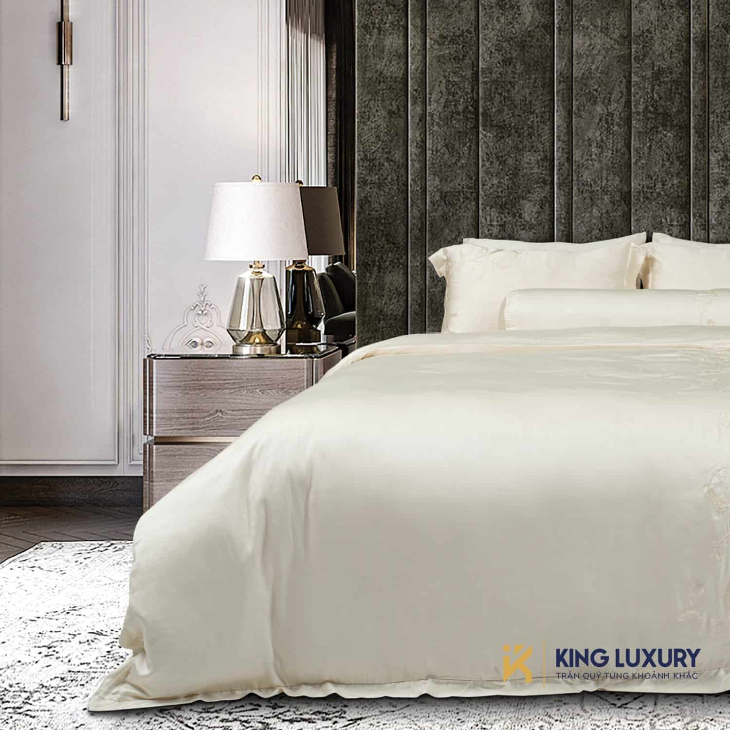 Bộ chăn ga Nature Home Tencel Khát vọng vàng