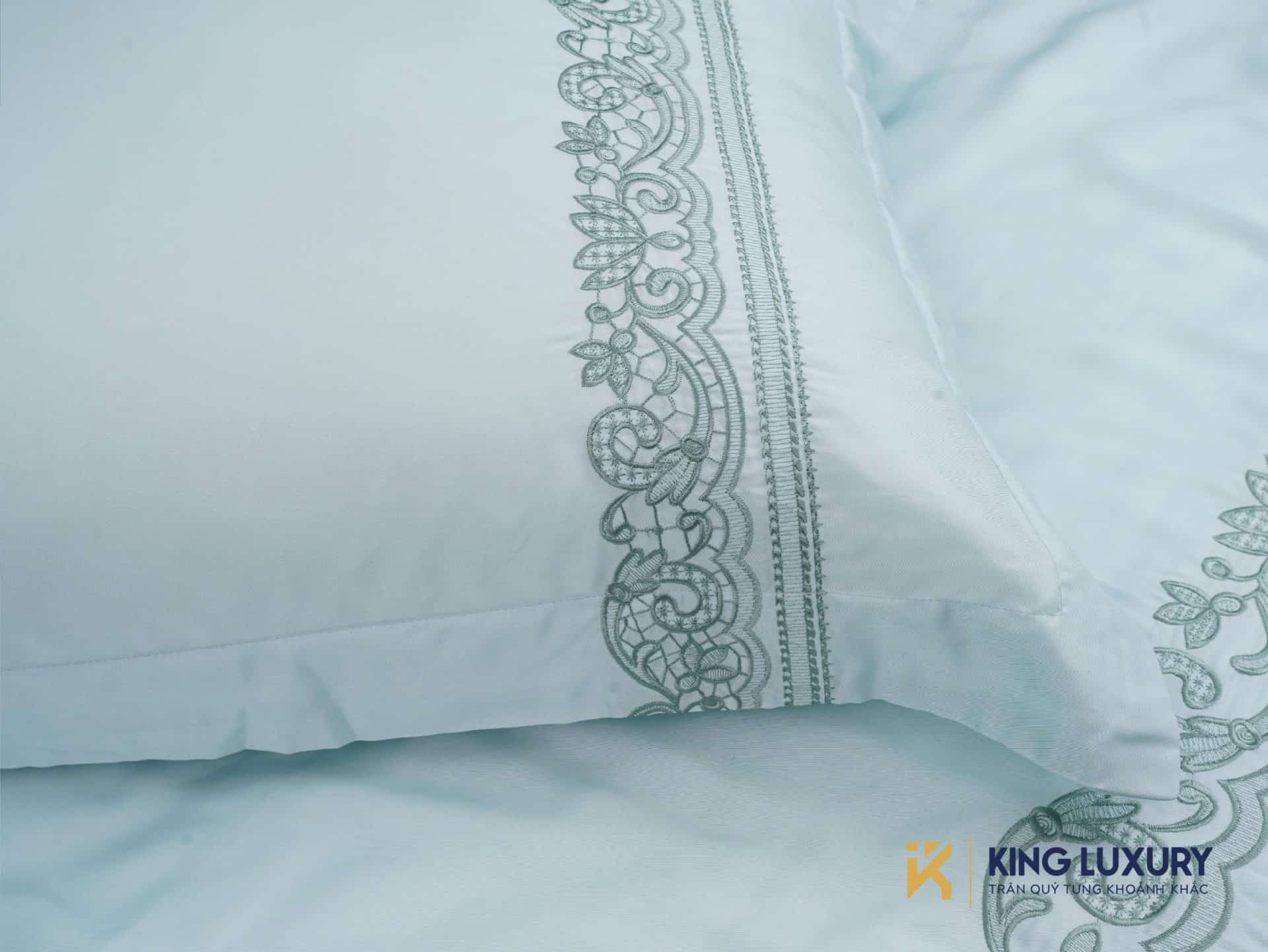 Bộ chăn ga Nature Home Tencel Họa Tiết Xanh Ngọc – RXT01