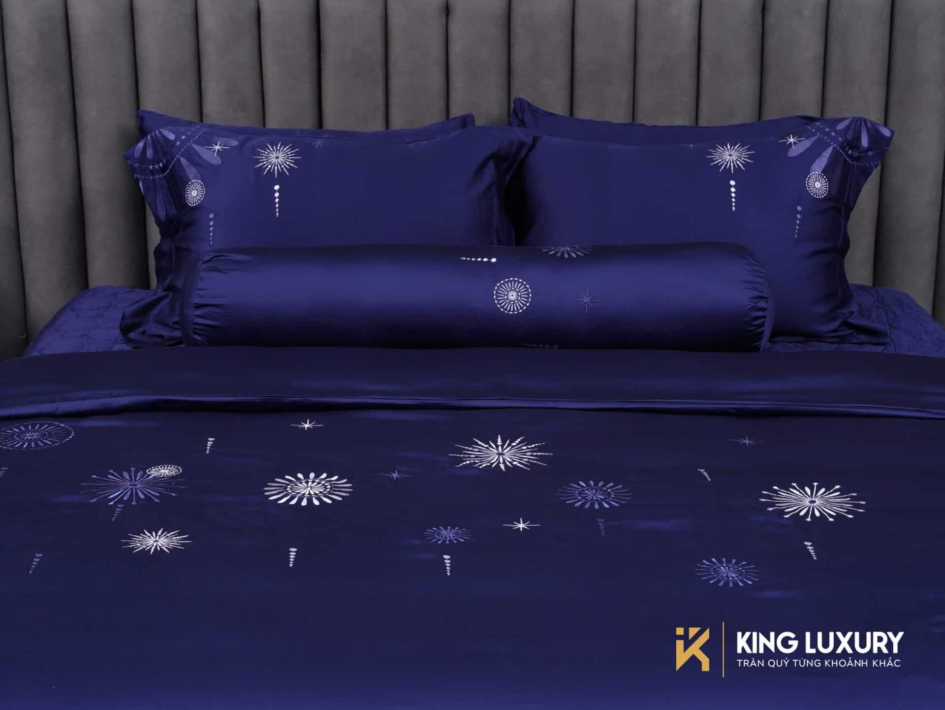 Bộ chăn ga Nature Home Tencel Salyut Xanh