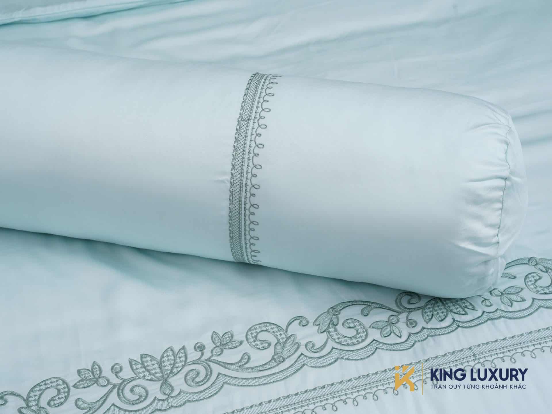 Bộ chăn ga Nature Home Tencel Họa Tiết Xanh Ngọc – RXT01