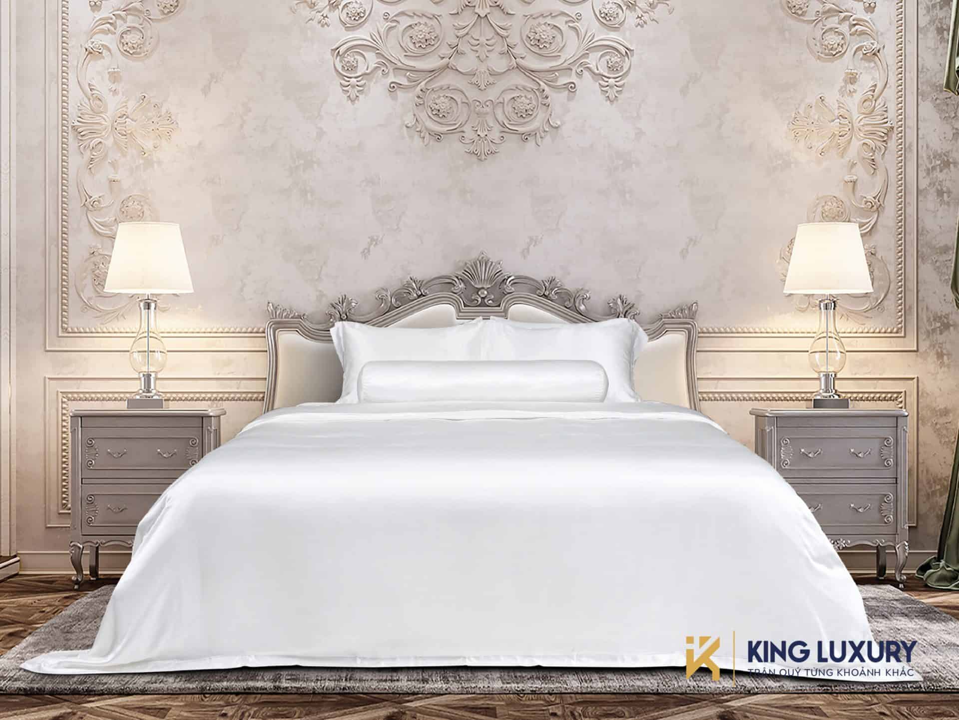 Bộ chăn ga lụa Hàng Châu Cao Cấp