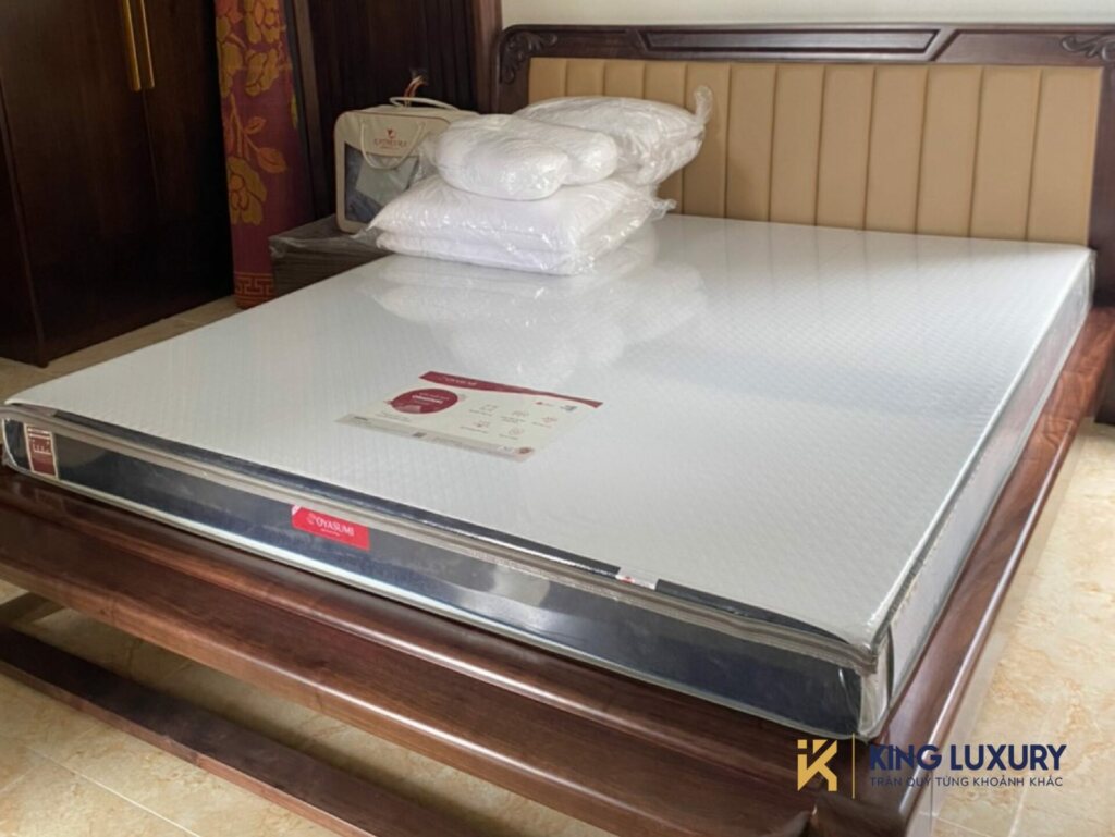 Nệm cao cấp và bộ gối được bàn giao tại Dragon City Thái Bình