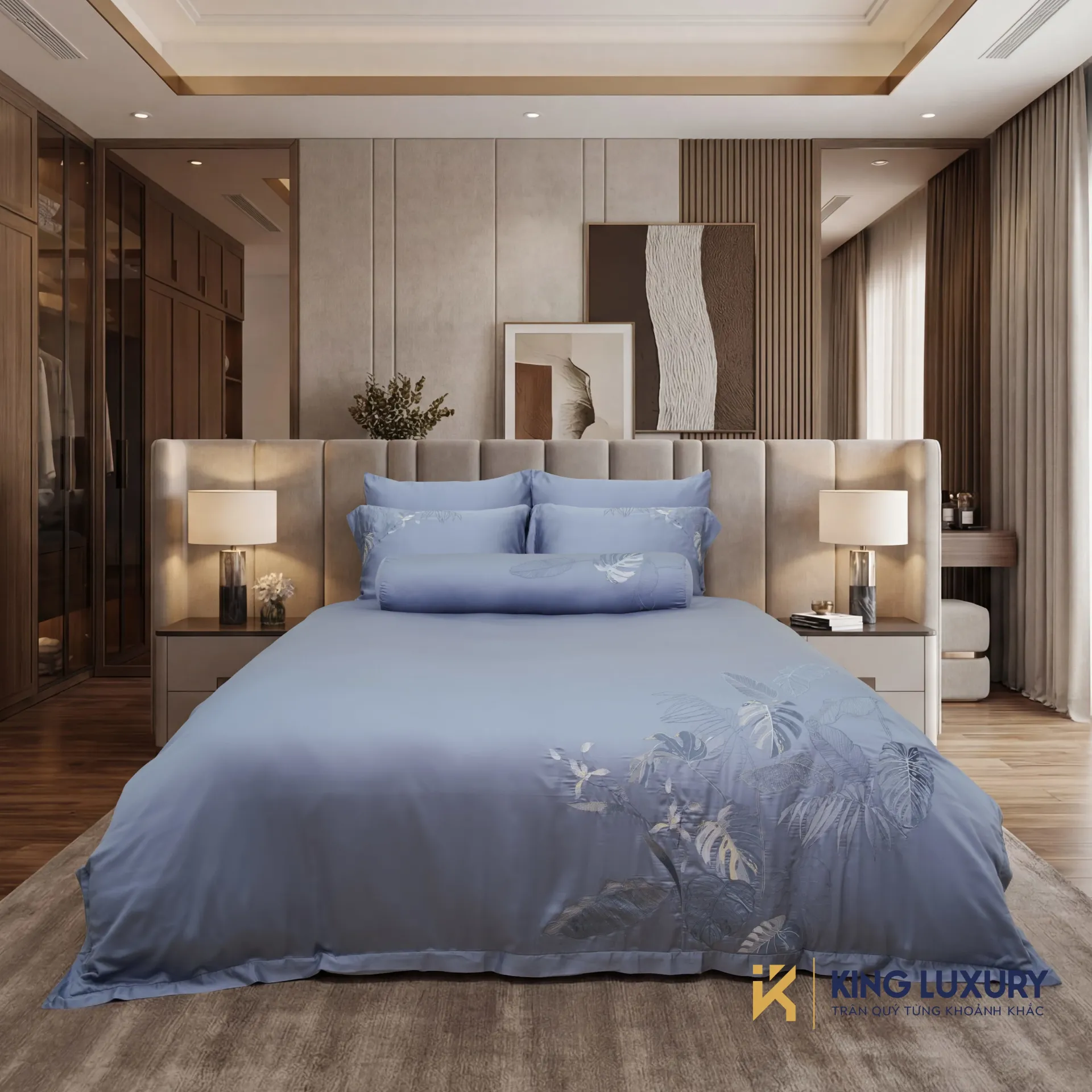 Bộ chăn ga Nature Home Tencel Monstera