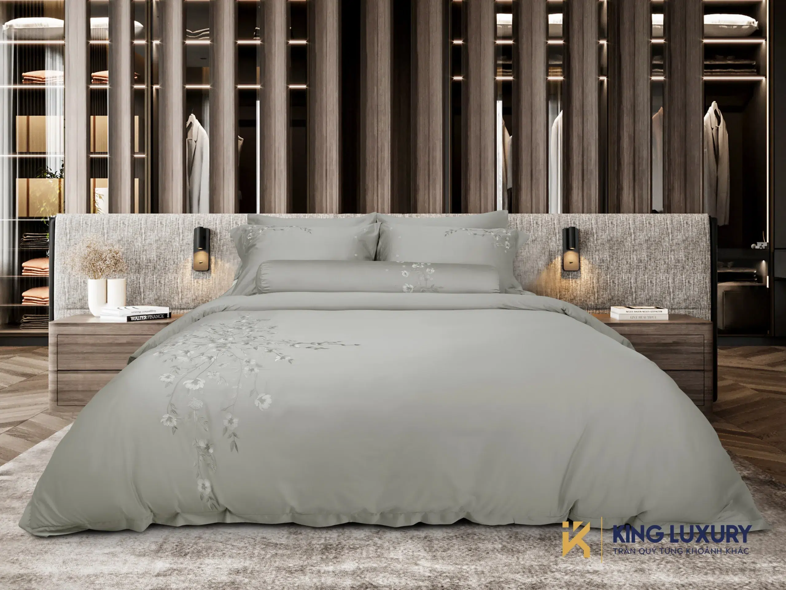 Bộ chăn ga Nature Home Tencel Cotton Moonflower