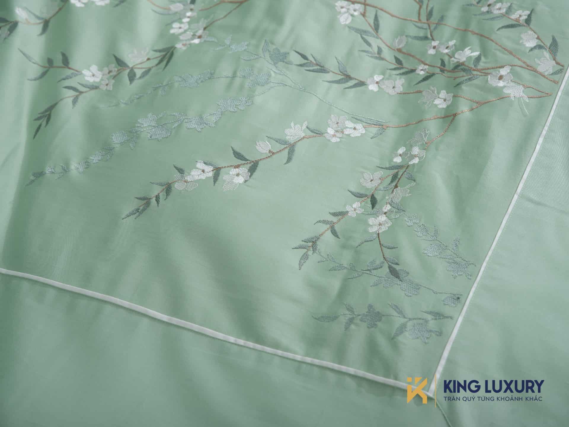 Bộ chăn ga Nature Home Cotton Tuyết Mai