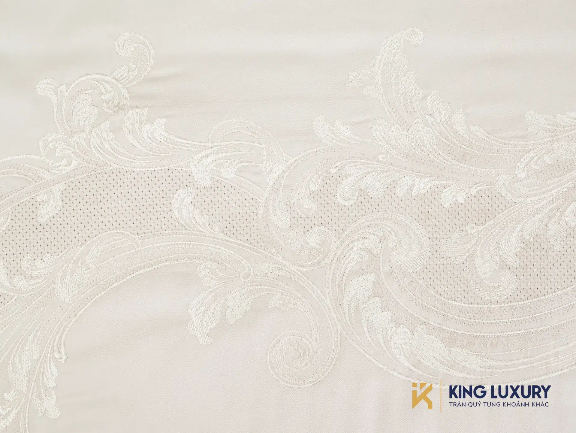 Bộ chăn ga Nature Home Cotton Symphony Kem