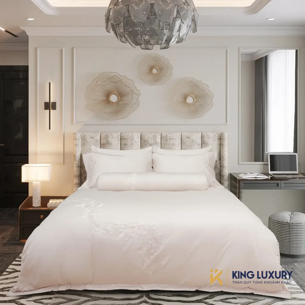 Bộ chăn ga Nature Home Cotton Symphony Kem