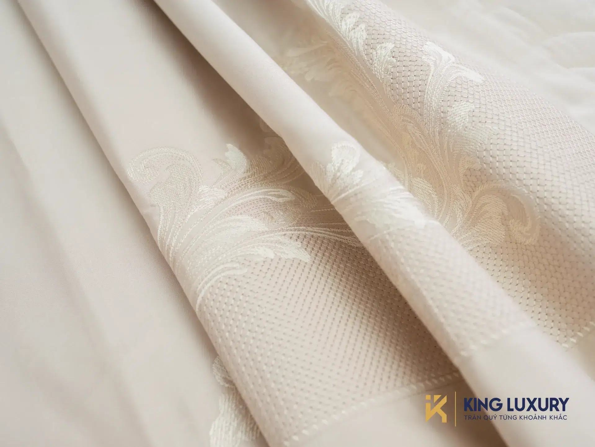 Bộ chăn ga Nature Home Cotton Symphony Kem