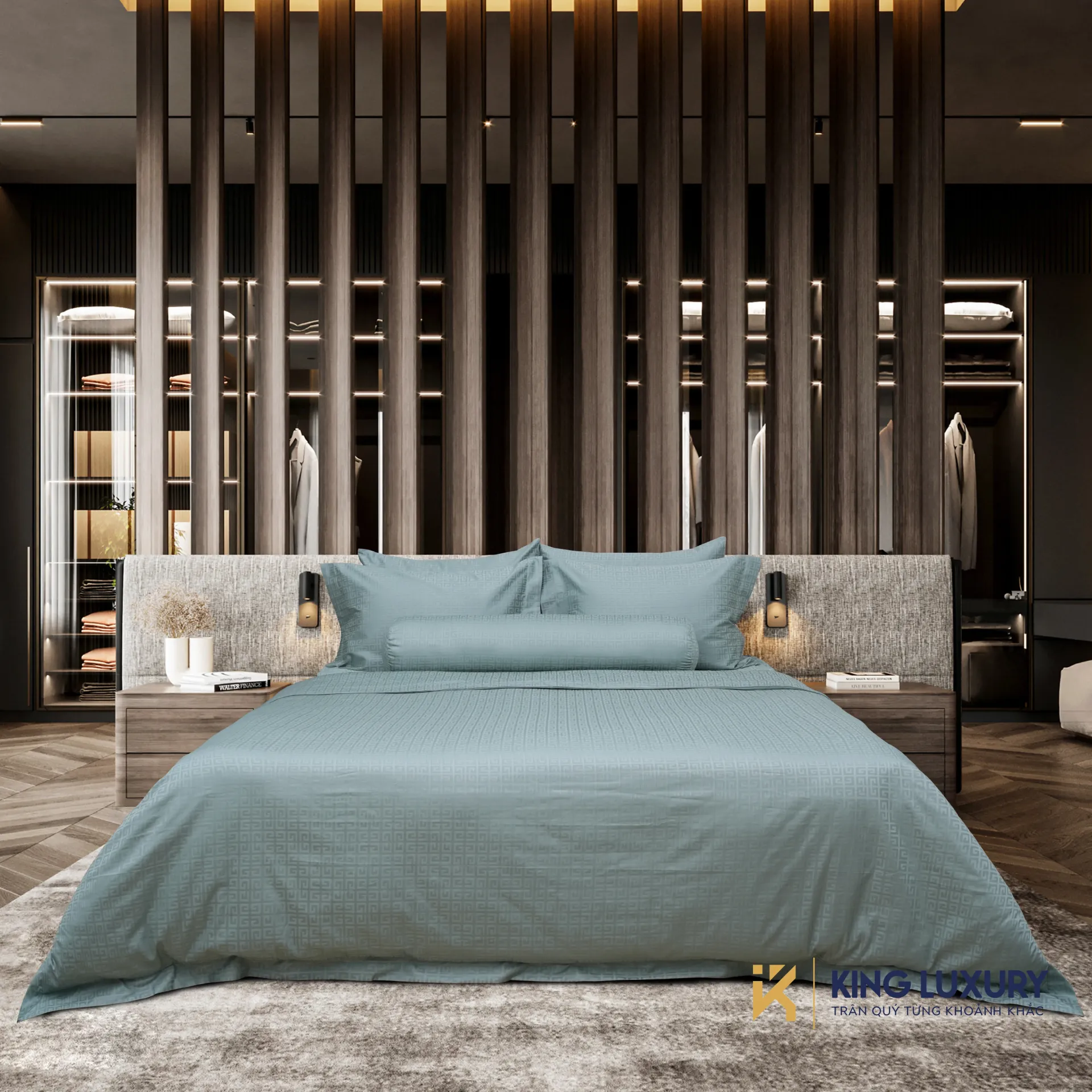 Bộ chăn ga Nature Home Cotton AQ03