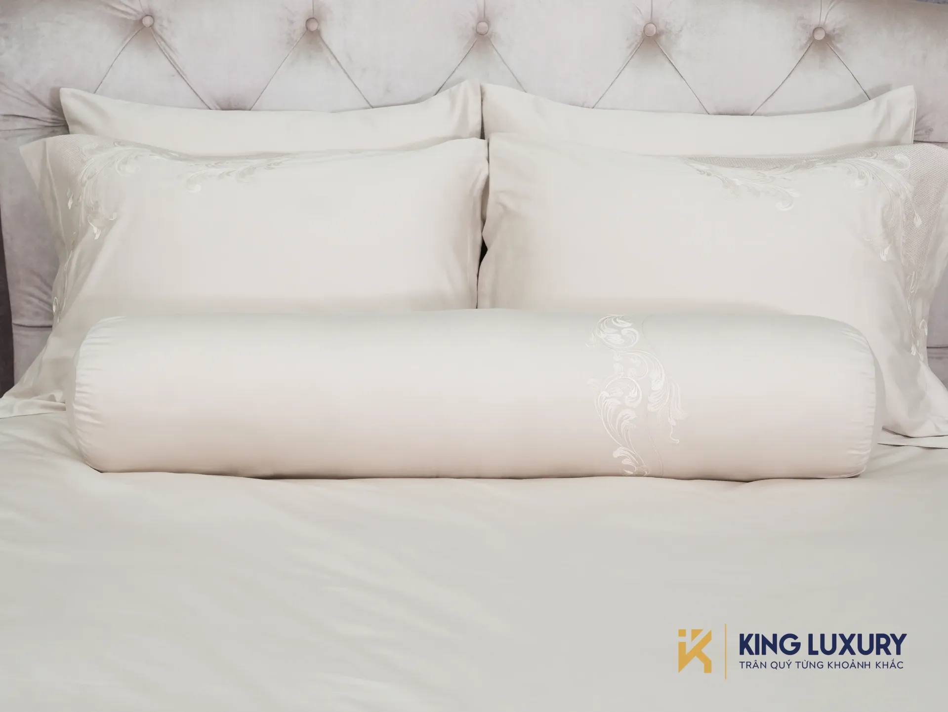 Bộ chăn ga Nature Home Cotton Symphony Kem