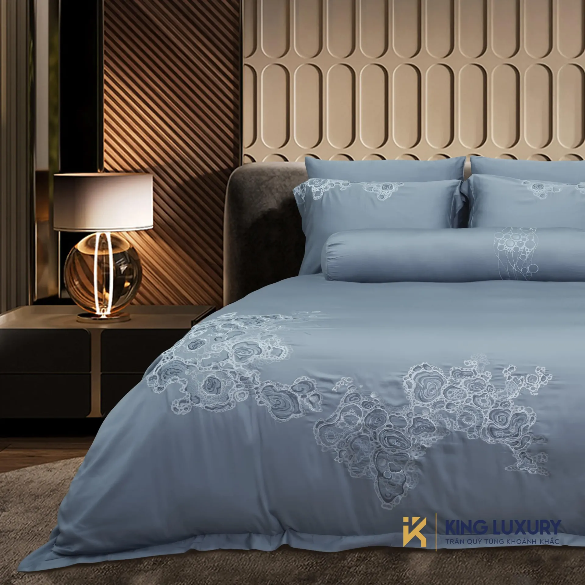 Bộ chăn ga Nature Home Tencel Sea Lavie