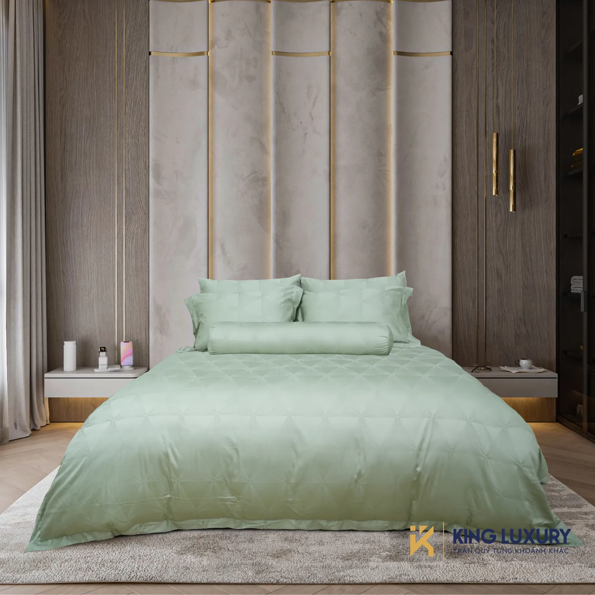 Bộ chăn ga Nature Home Cotton AQ06