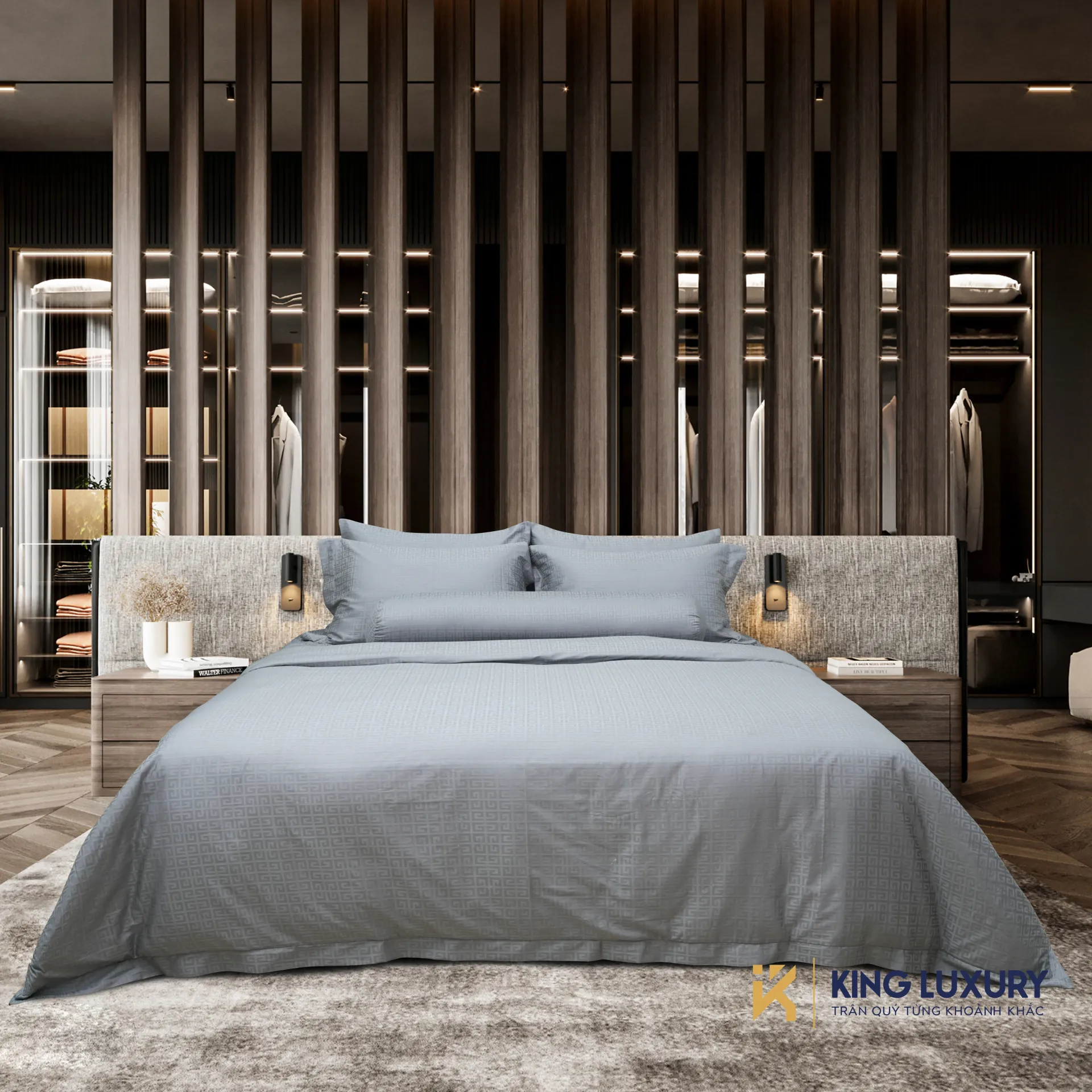 Bộ chăn ga Nature Home Cotton AQ01