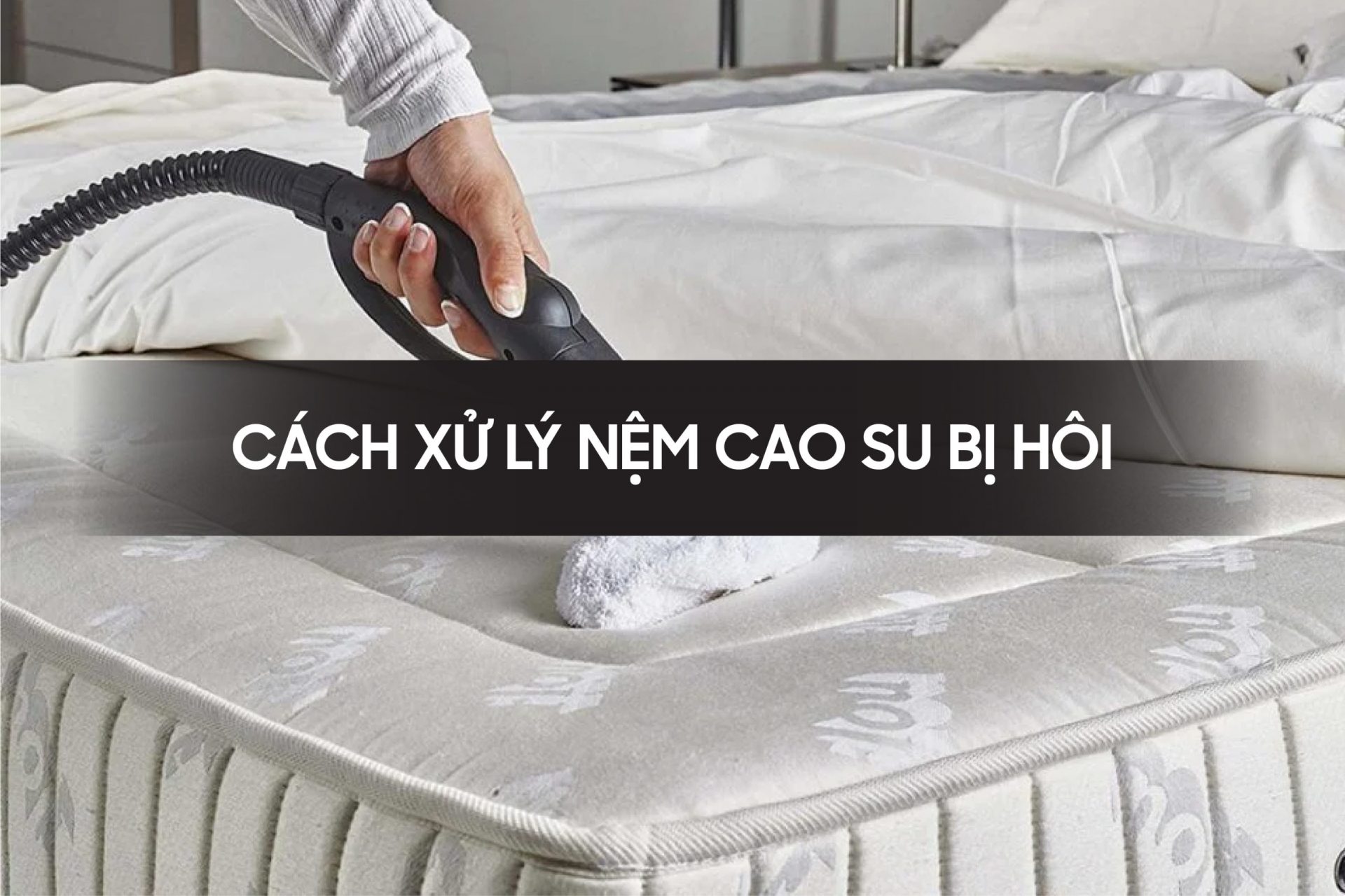 Cách xử lý nệm cao su bị hôi